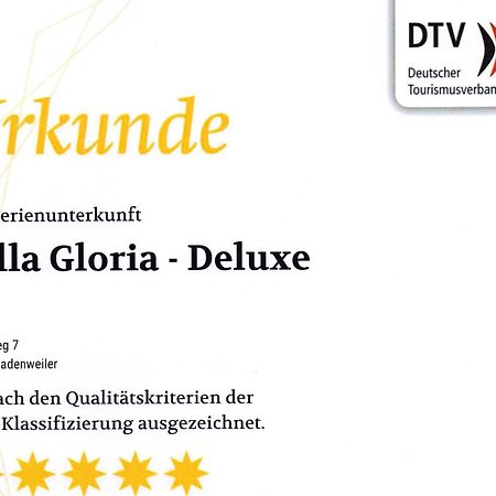 Villa Gloria - Fewo Suite Badenweiler Buitenkant foto
