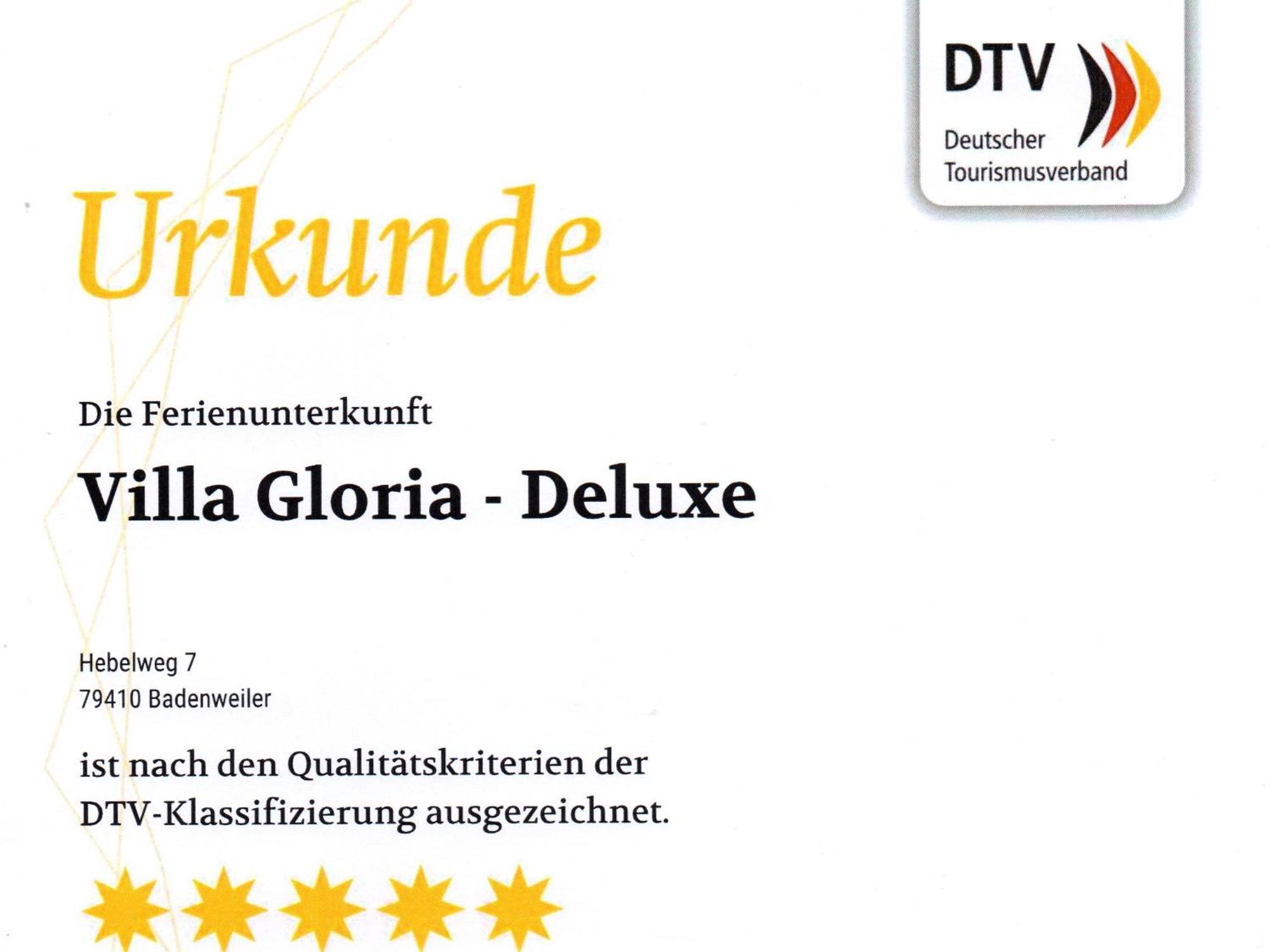 Villa Gloria - Fewo Suite Badenweiler Buitenkant foto